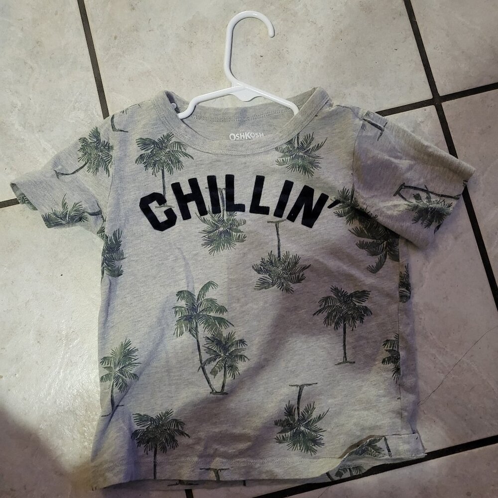OSHKOSH Boosh Chillin Palm Tree Tee - Toddler Boy